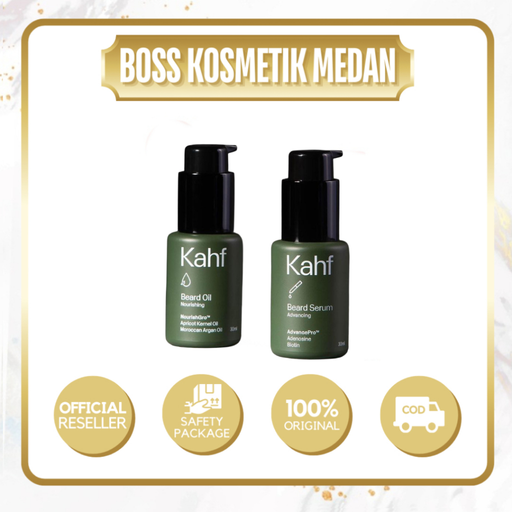 Kahf Advancing Beard Serum Dan Beard Oil