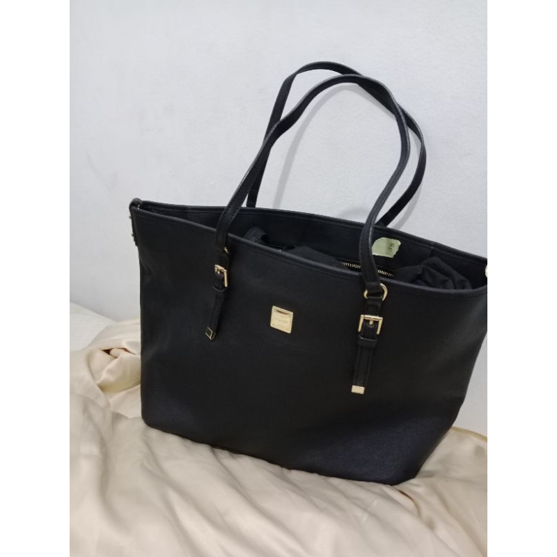 [Preloved]Tote bag tas shoulder hitam Brand SiSLEy