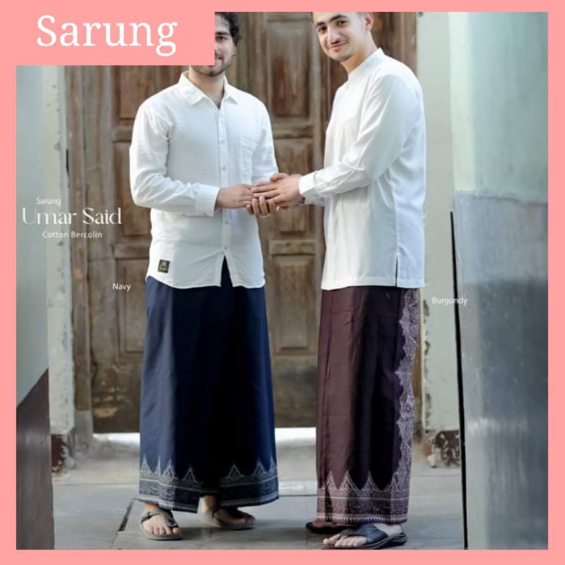 SARUNG UMAR SAID BY ARRAFI √ SARUNG BATIK LAKI LAKI DEWASA TERBARU √ SARUNG COTTON TEBAL ELEGANT TER
