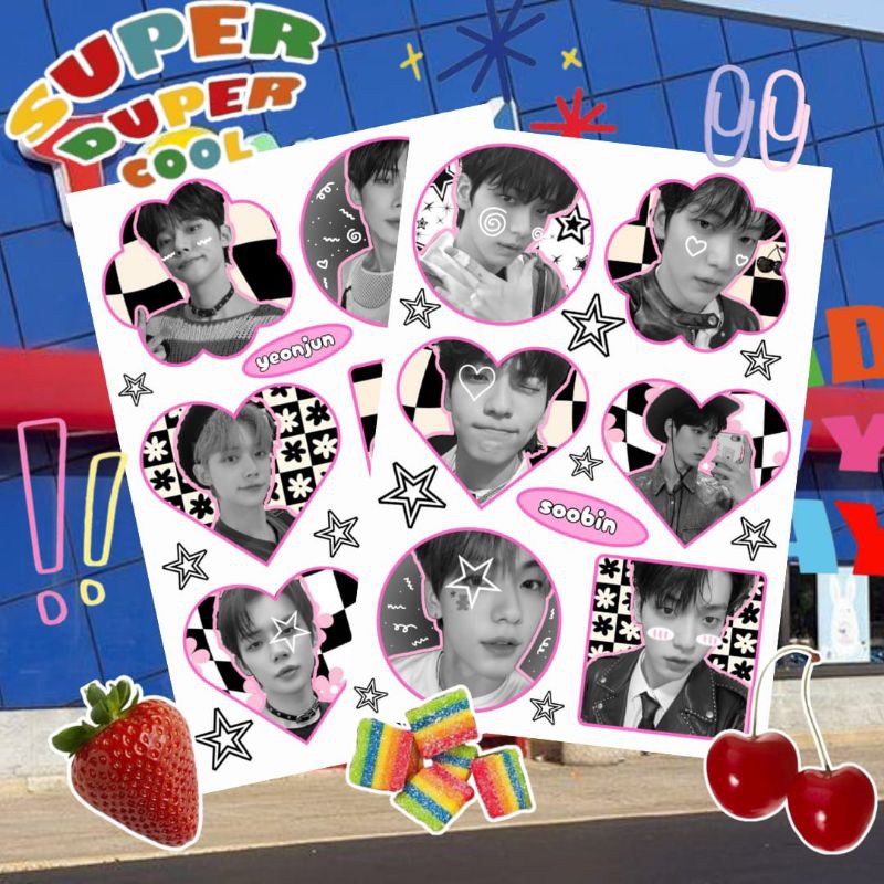 

[PRE-ORDER] sticker deco / sticker kpop / sticker TXT / sticker cute A5