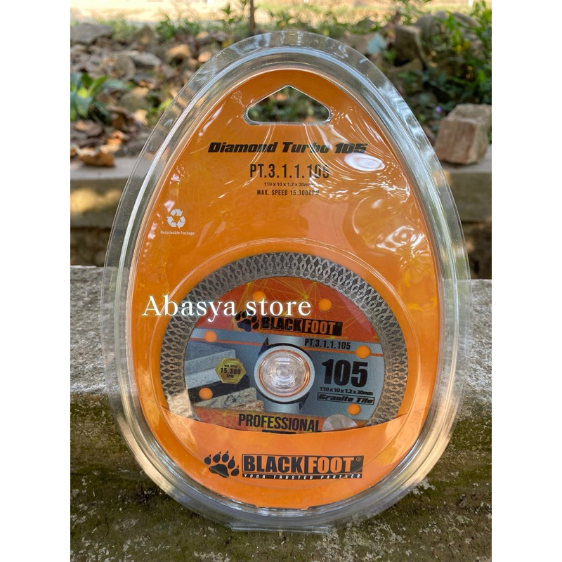 MATA GERINDA POTONG KERAMIK GRANIT MARMER// PISAU GERINDA TURBO BLACFOOT