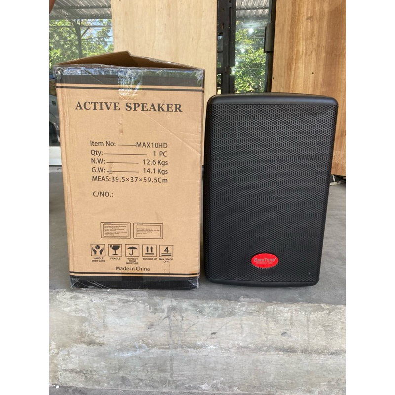 SPEAKER AKTIF BARETONE MAX 10 HD speaker aktif merk baretone max 10HD speaker aktif 10inch merk bare