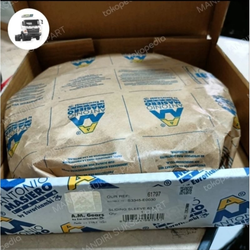 SLIDING SLEEVE 63T HINO 500 FM320TI TRANSMISI M009 ITALY S3345-E0030