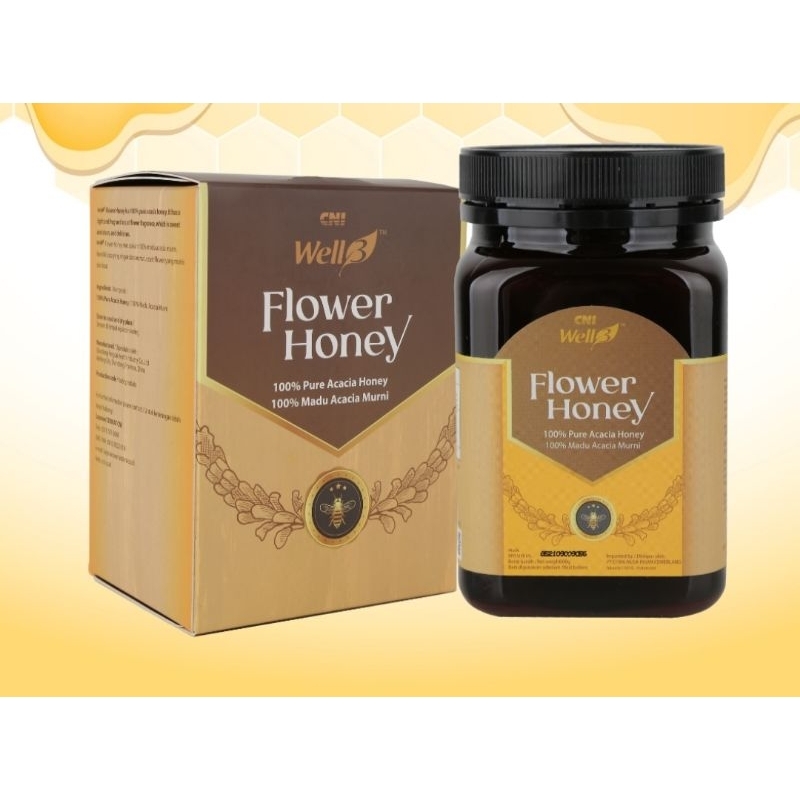 

Well 3 Flower Honey CNI Madu 500 gram Asli