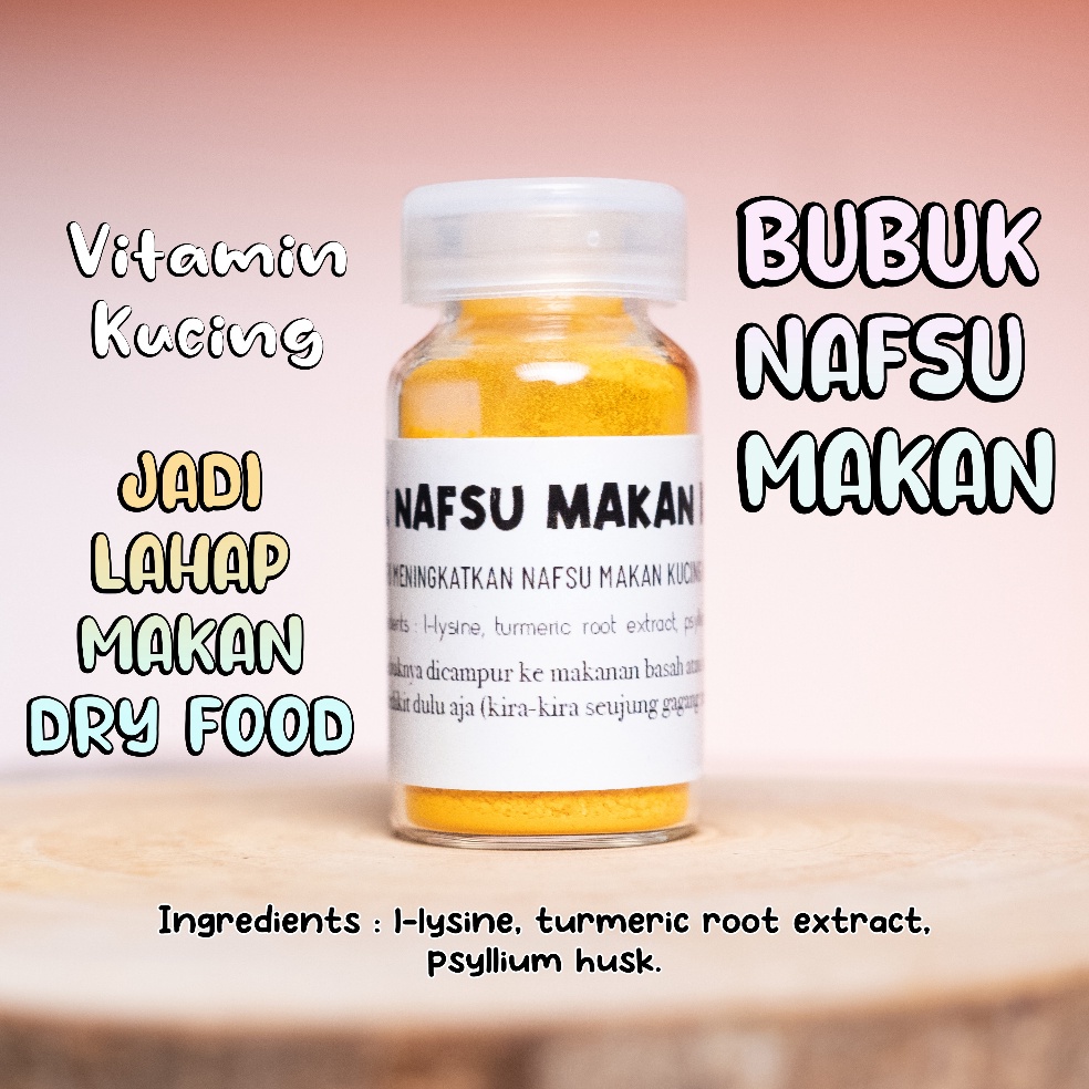 Vitamin Bubuk Penambah Nafsu Makan Kucing
