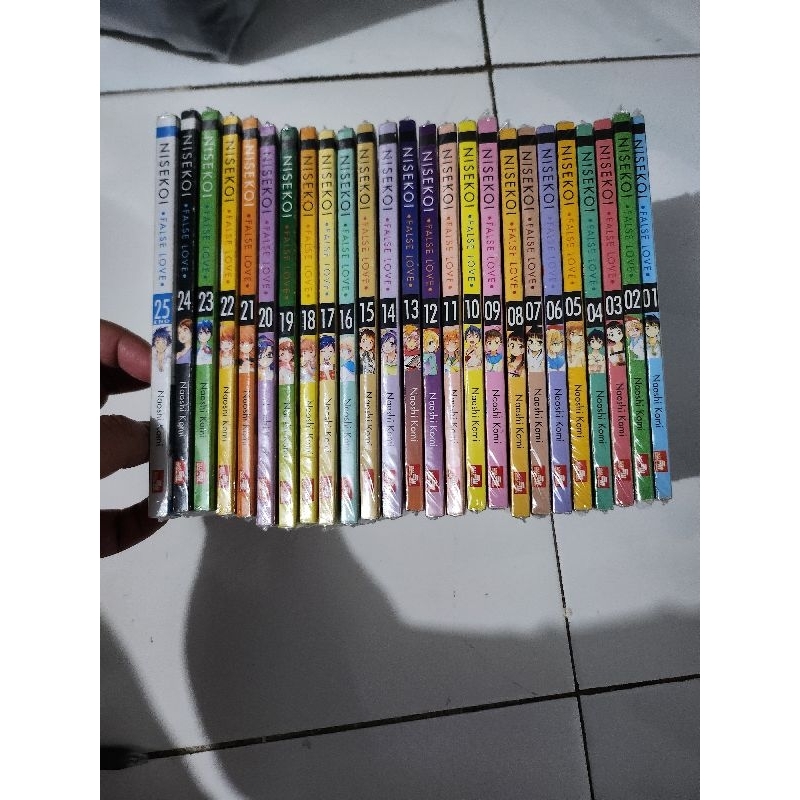 Komik Nisekoi set vol 1-25 end segel ori Bahasa Indonesia
