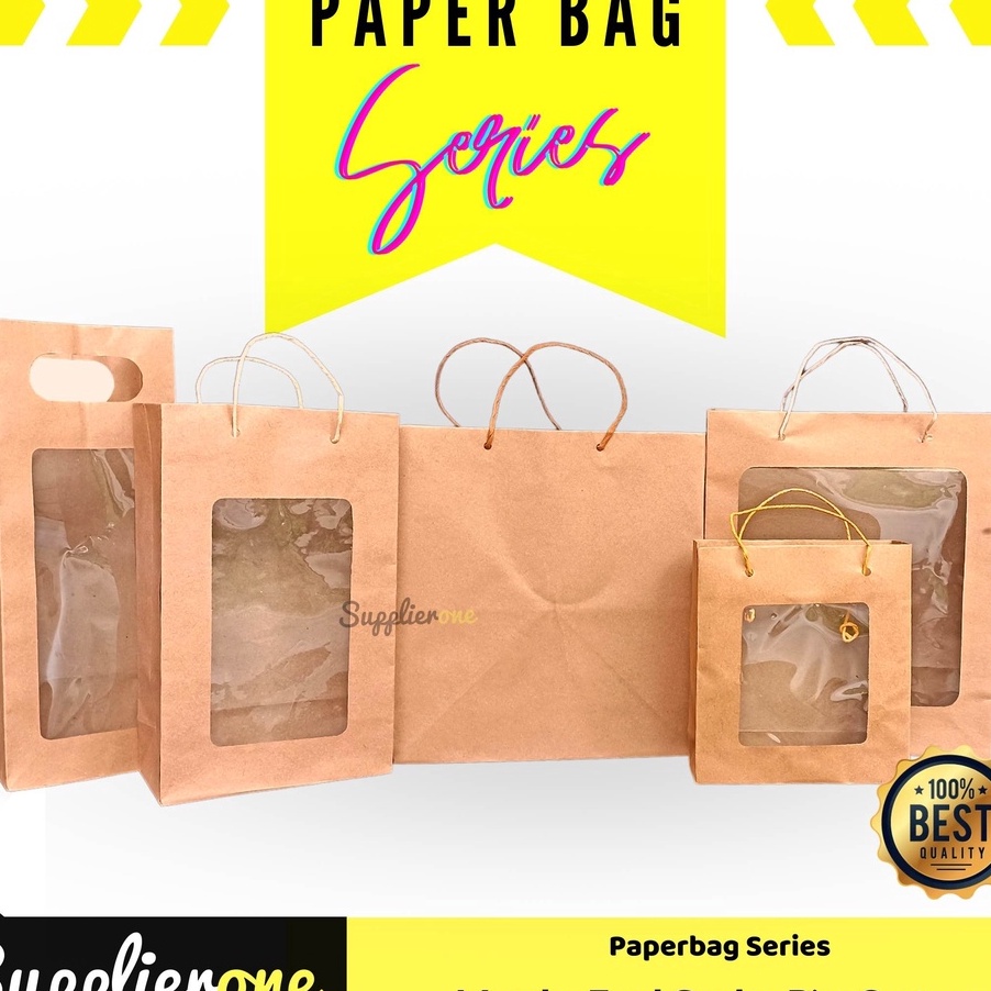 

BELI SEKARANG Paper bag Jendela Isi 12 Pcs Kantong Kertas coklat Paper Bag Tas Makanan Paper Bag Makanan Paper Bag tas Tas Kertas