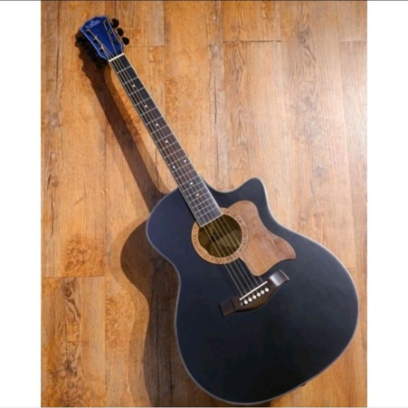 GITAR AKUSTIK / AKUSTIK ELEKTRIK JGS GUITAR TR-01 BK (HITAM DOFF)