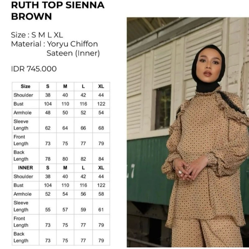RUTH TOP SIENNA BROWN ALEZA SALE