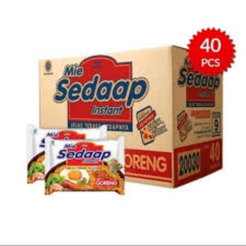 

(1 DUS ISI 40 BUNGKUS) MIE SEDAAP GORENG