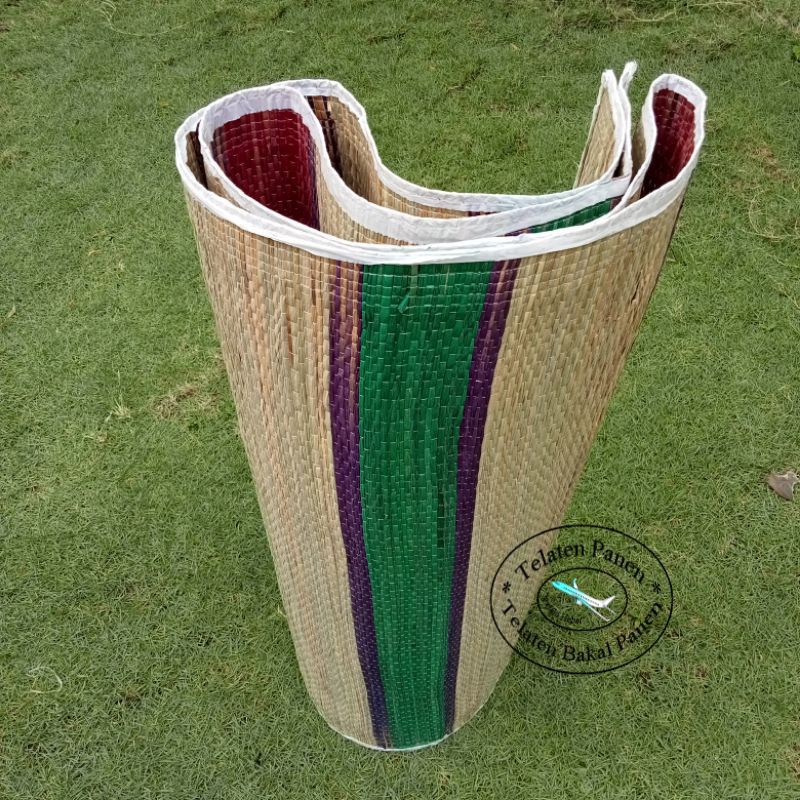 Tikar gulung anyaman mendong ukuran kecil/simpel