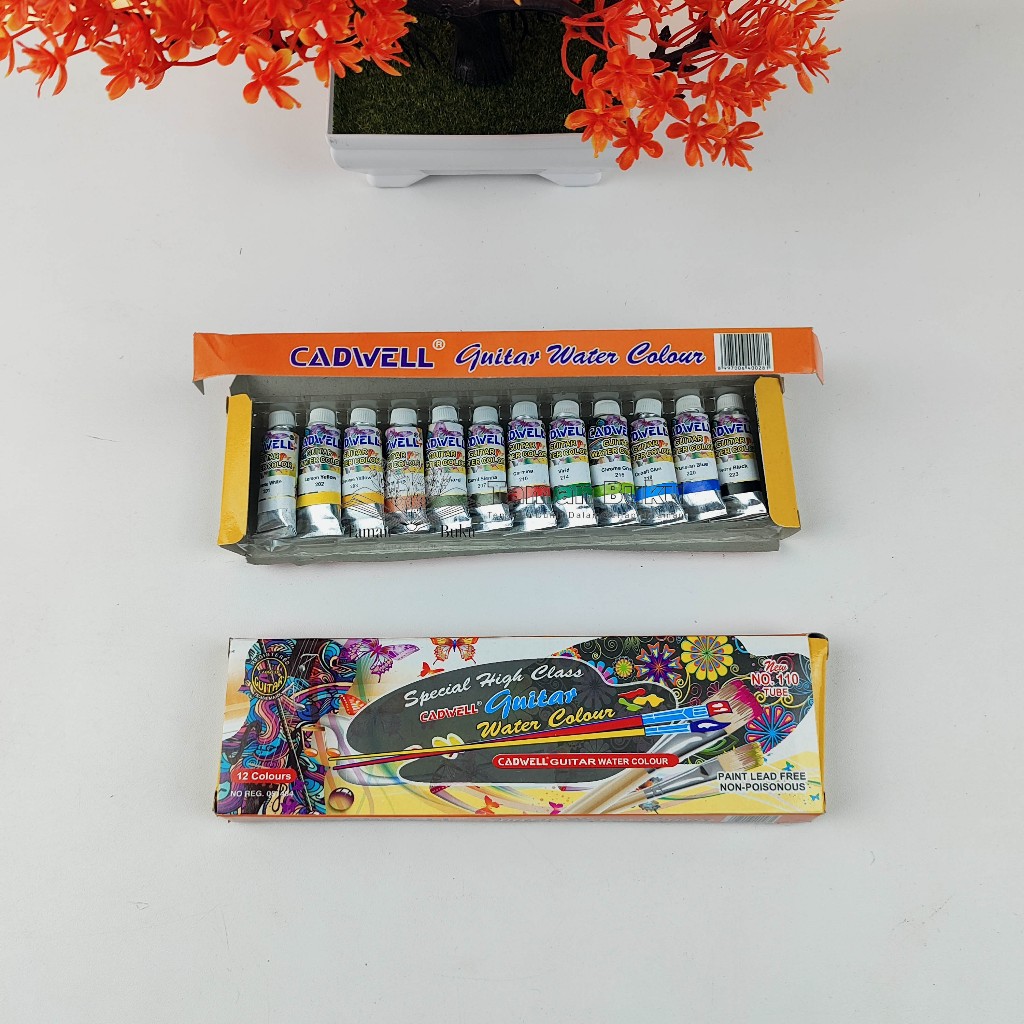 

Water Colour Cat Air Cadwell isi 12 Warna Solid