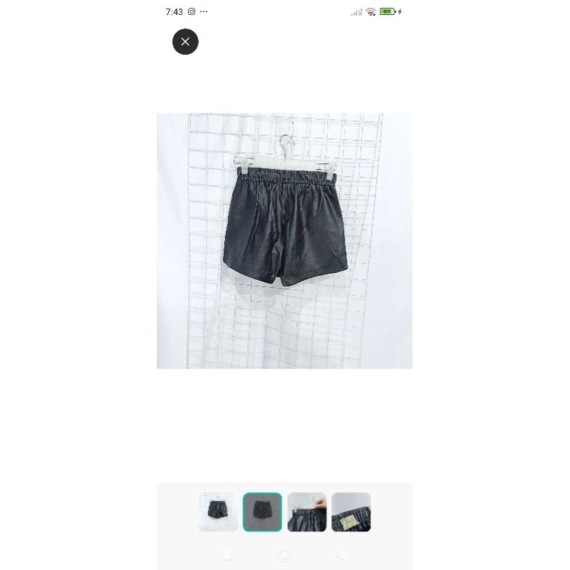 import Bangkok leather shorts Pants