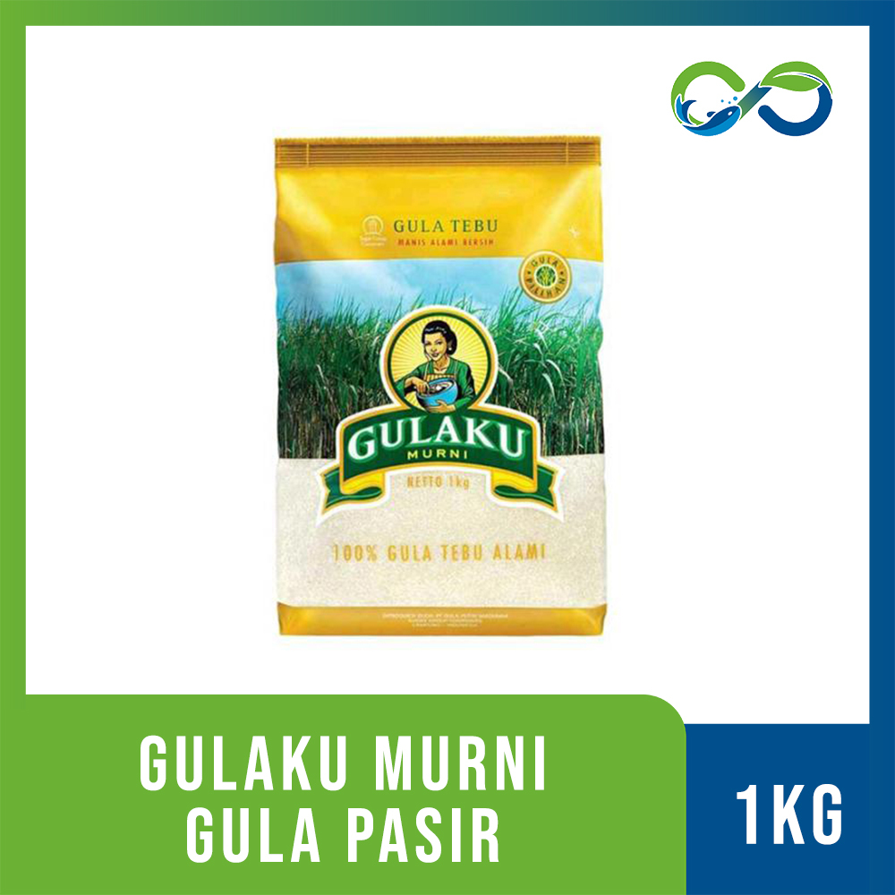 

[AquaEcoFarm] Gulaku Gula Pasir Tebu Kemasan Kuning 1Kg Bandung