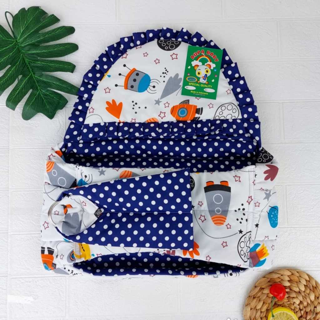 Gendongan bayi Samping Motif Aupa Baby