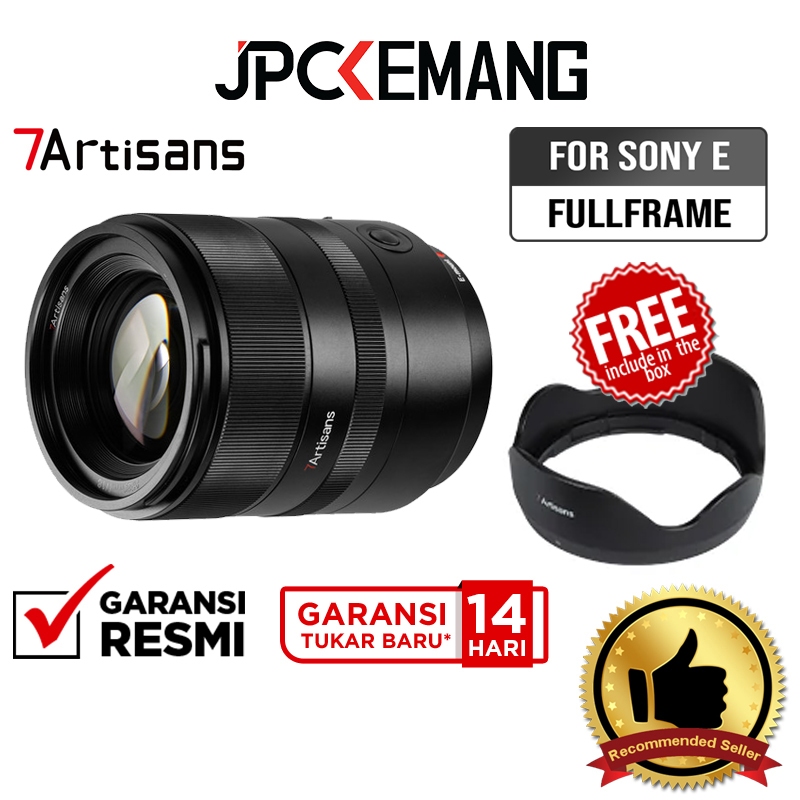 7Artisans AF 85mm f1.8 for Sony FE FullFrame 7Artisan 85 mm f/1.8 Lens Garansi Resmi