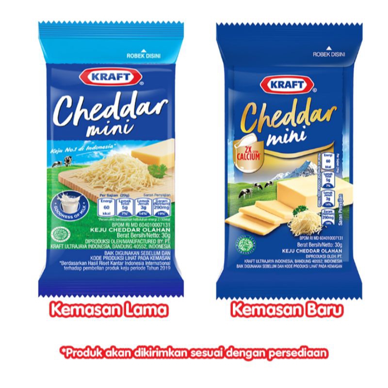 

Kraft Keju Cheddar 30gr x 8pcs