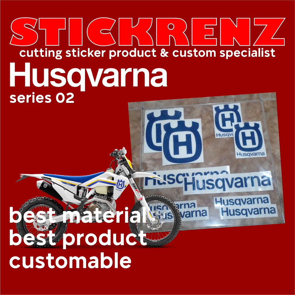 Cutting Sticker Stiker Body Motor Trail Husqvarna 02 Custom