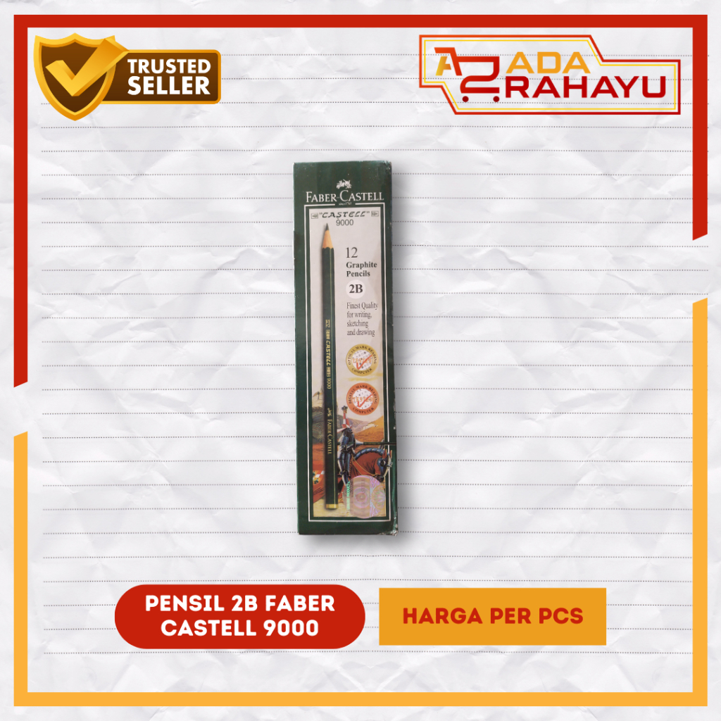 

Pensil 2B Faber Castell 9000 - PCS