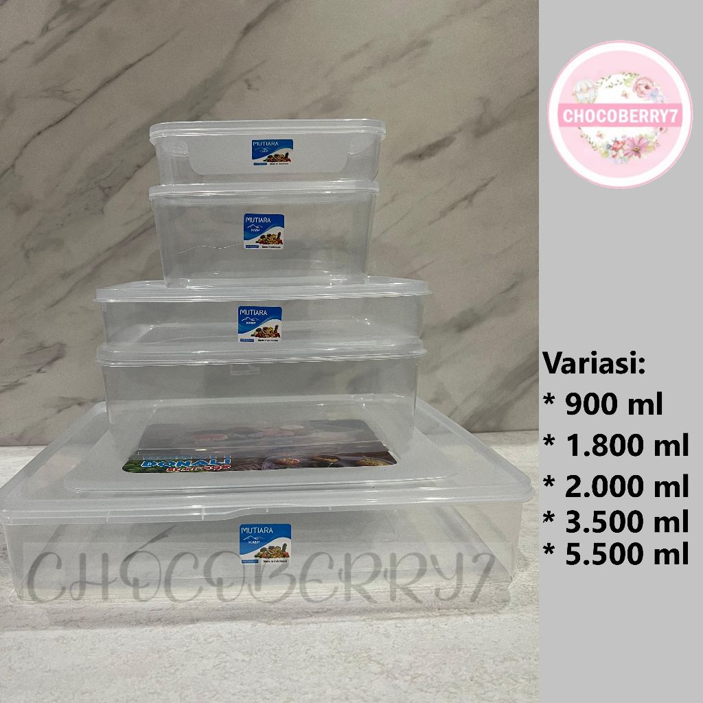 Kotak Makan All Size Food Container Box Container Penyimpanan Mutiarapack Kotak Kue Kotak Donat KMP 