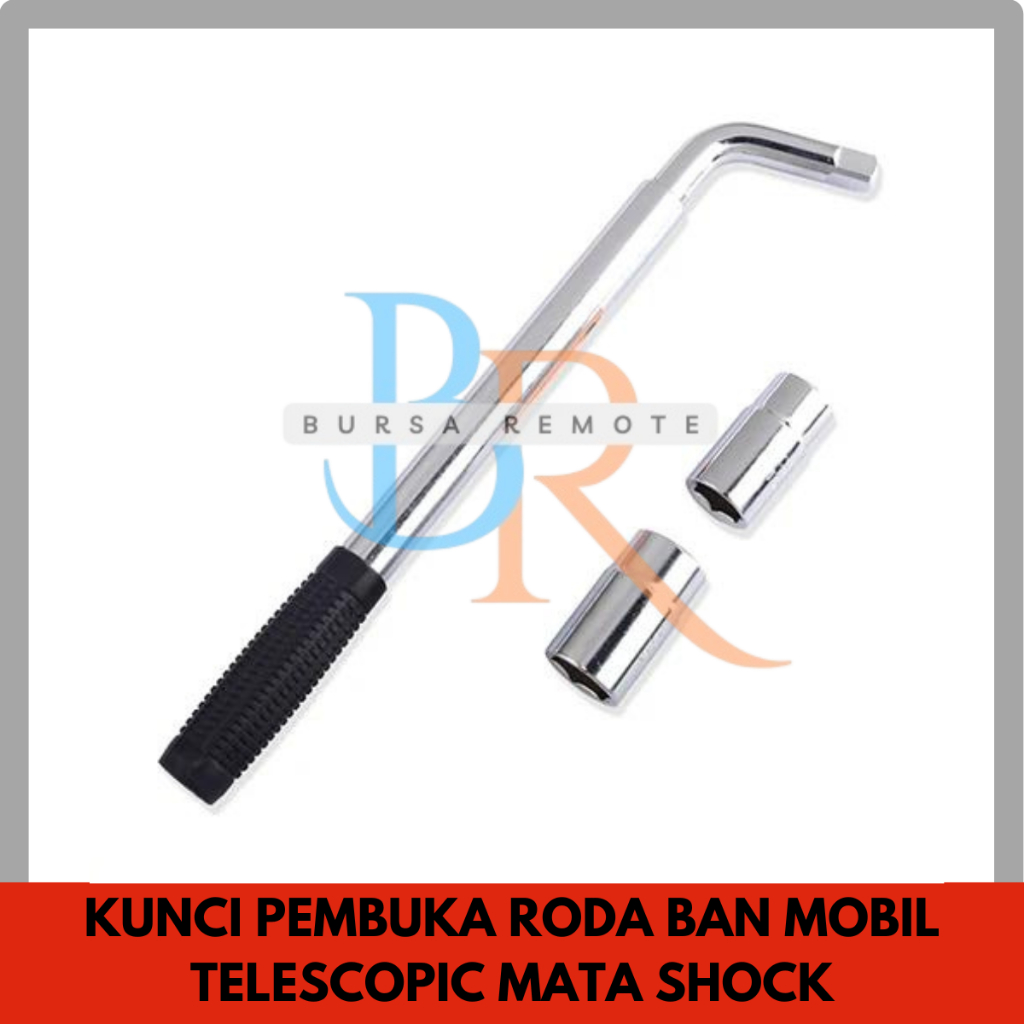 Kunci Shock Pembuka Roda Ban Mobil Telescopic Pas Ring Mata Shock