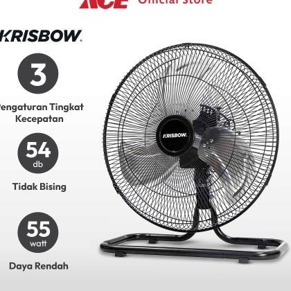 Terbaru Ace Krisbow 16 inci Kipas Angin Industrial 2 In 1 55 Watt Standing Fan Penyejuk Ruangan Kipa