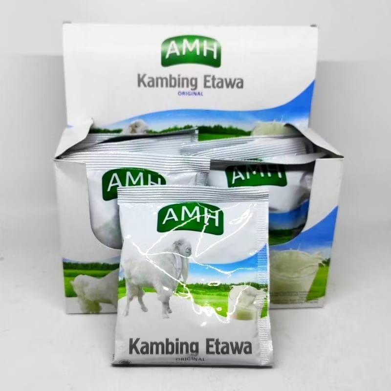 

Susu Kambing Bubuk AMH | Susu Etawa AMH 1 kotak 10 Sachet 230Gr (@23gr)