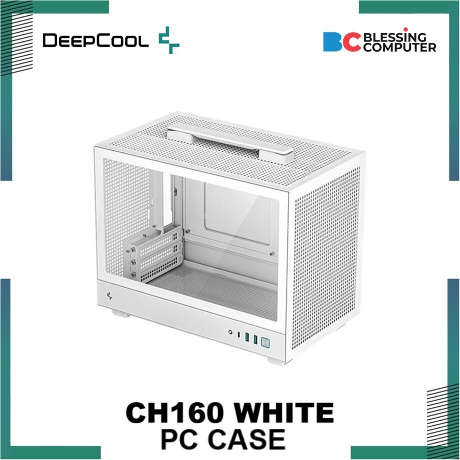 Casing DEEPCOOL CH160 Mini ITX WHITE R-CH160-WHNG10-G-1
