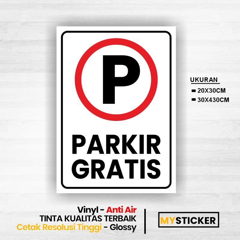 

Stiker Gratis waterproof vinyl stiker larangan