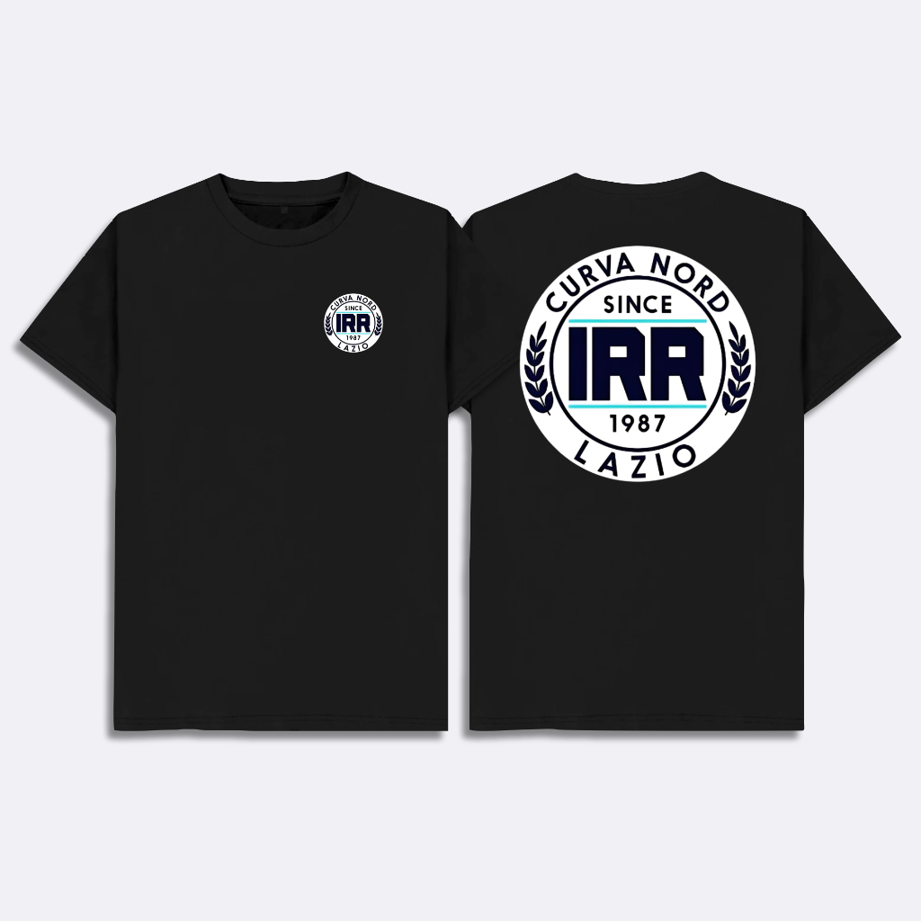 Kaos Suporter Bola SS Lazio Seri A IRR Curva Nord Lazio T-Shirt IRR Curva Nord Lazio