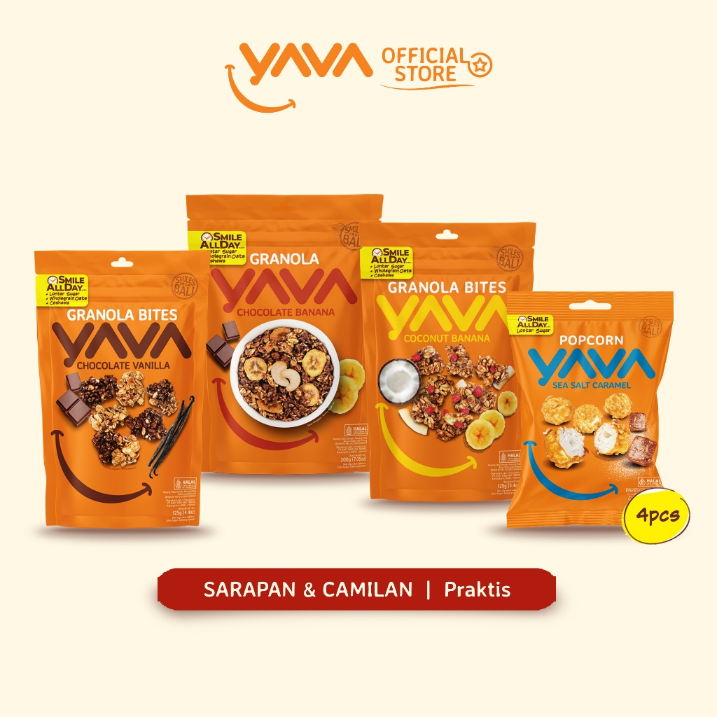 

YAVA Paket Sarapan & Camilan Praktis