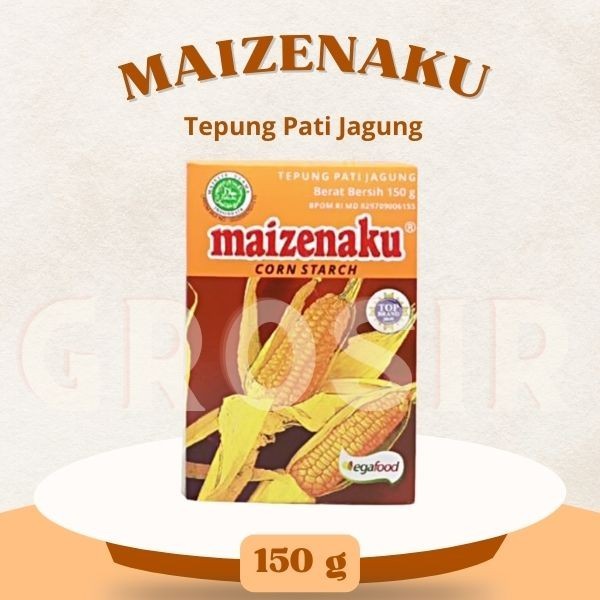 

Tepung Pati Jagung / Tepung Maizena / Maizenaku Corn Starch 150 Gr / Halal