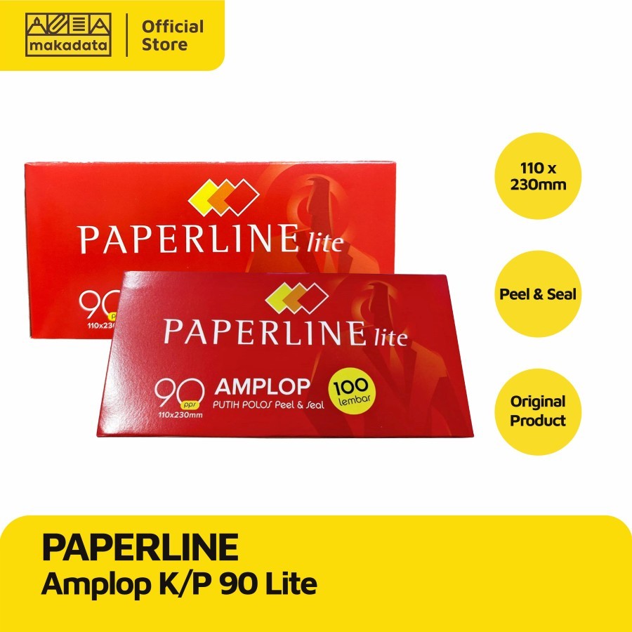 

Paperline Amplop Lite /Amplop Putih Paperline Lite 90/104 PPS