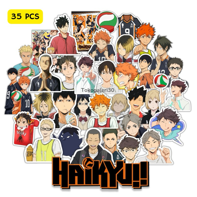 

STIKER HAIKYU MURAH STIKER ANIME HAIKYU ISI [35PCS]SUDAH CUTTING