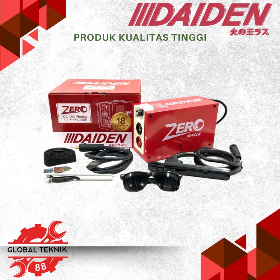 DAIDEN ZERO 450-900 Watt Mesin Travo Las 120 A Listrik Inverter