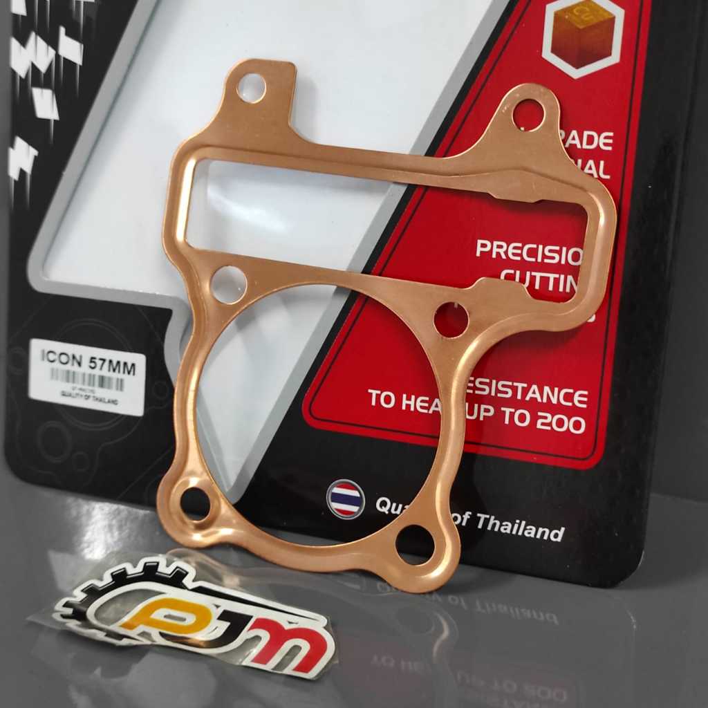 PAKING HEAD TEMBAGA BEAT KARBU 57MM GF RACING