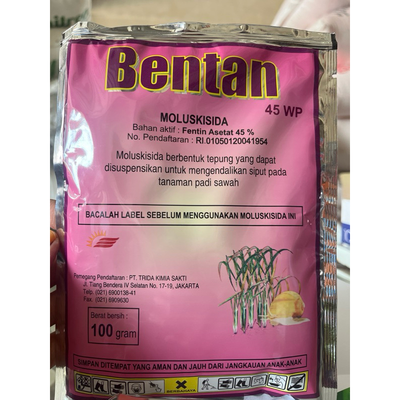 Pembasmi keong/siput sawah BENTAN 100gram