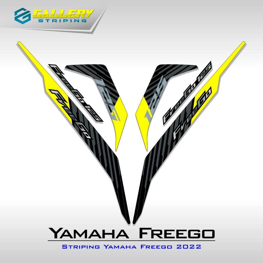 STRIPING YAMAHA FREEGO MOTIF 2 / YAMAHA FREEGO / STIKER FREEGO / STICKER / STIKER / STOCK DECAL / FR