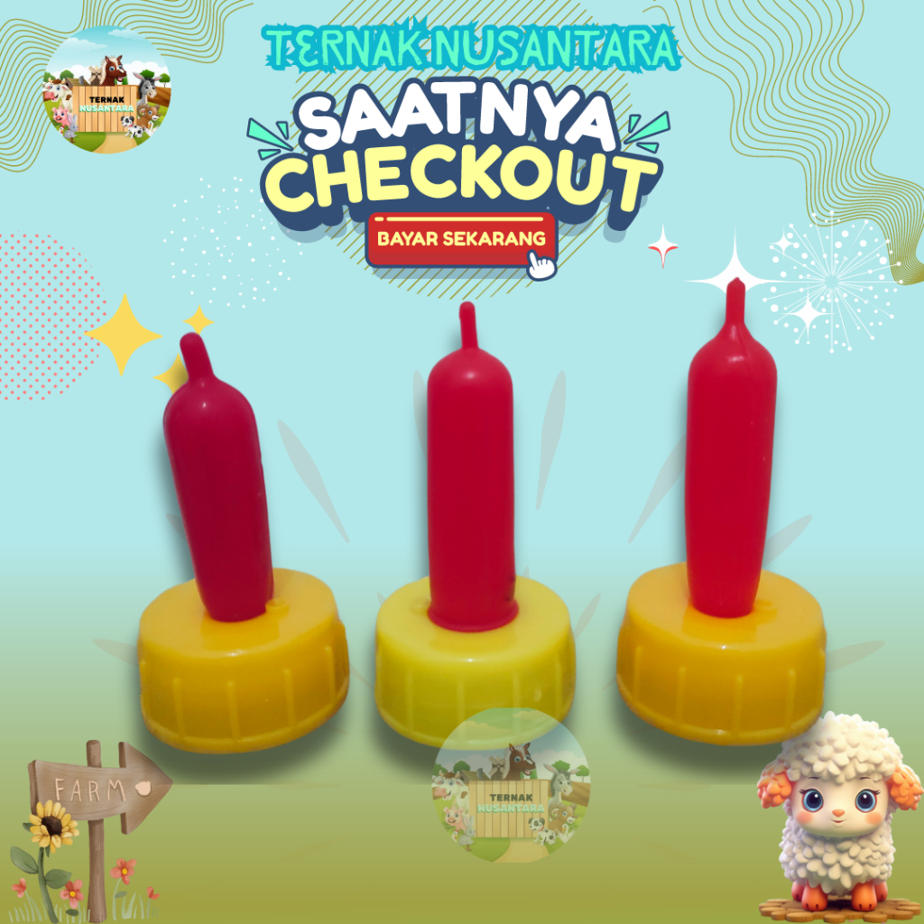 DOT KAMBING MERAH KUNING - DOT CEMPE - DOT ANAK KAMBING | Dot Merah Kuning