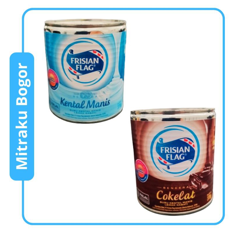 

Frisian flag Susu Kental Manis & Cokelat Kemasan 370 gr