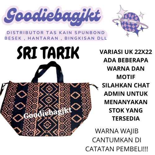 

Goodiebag Tas Spunbond Tas kain Box besek Kotak Nasi Uk 22x22 Syahrini Tarik isi 12pcs