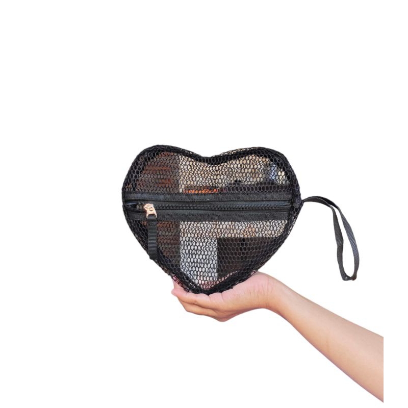 Queen Crown | tempat makeup tas jaring love puch kosmetik tempat sabun serbaguna