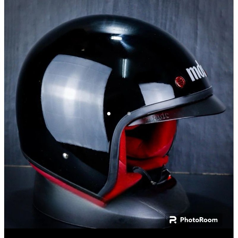 HELM MDS MAGNUM RETRO CLASIC PRIA DAN WANITA SOLID ORIGINAL