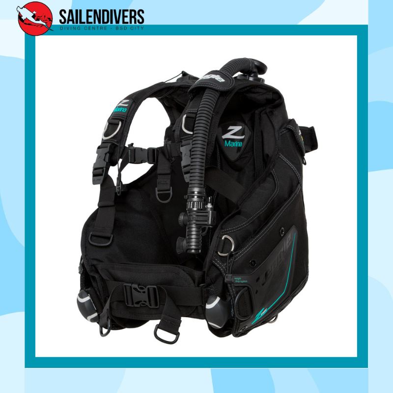 [ZEAGLE] MARINA BCD W/ INFLATOR AND HOSE FOR SCUBA DIVING