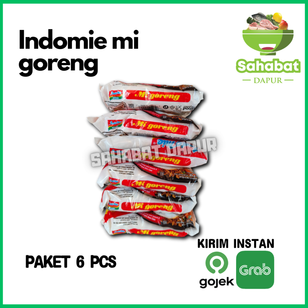 

Indomie mi goreng paket 6pcs - SAHABATdapur