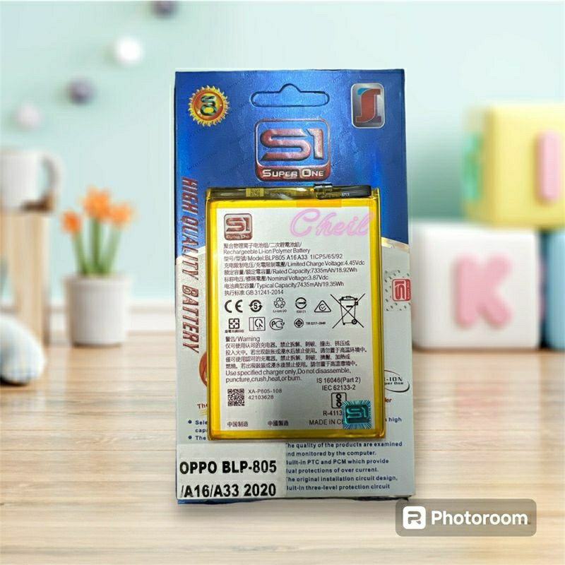 baterai BLP-805 oppo A16 A32 A33 2020 oppo A53 A54 A74 5G A93 super one 2ic long lasting power