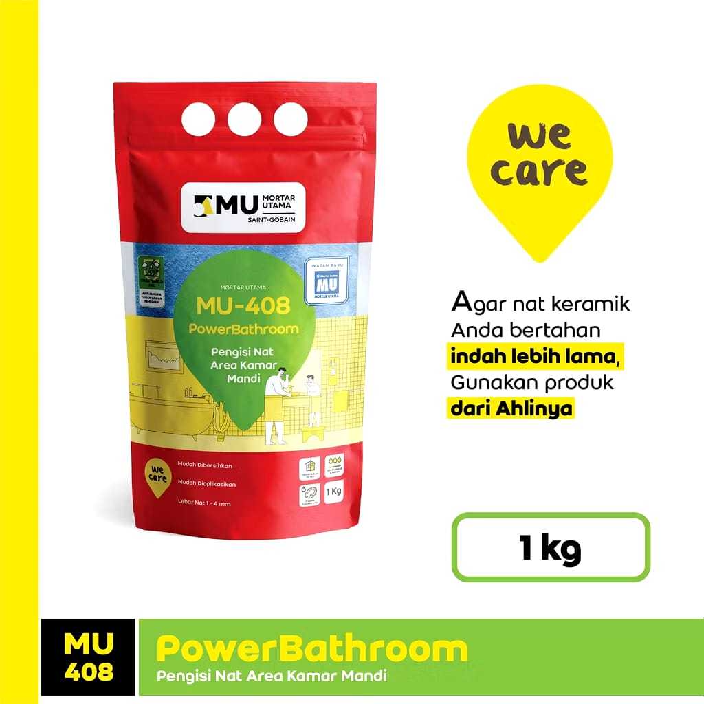 Nat Keramik MU 408 Tile Grout Semen Warna Pengisi Nat Keramik 1 KG