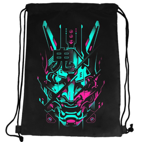 Tas Serut Pria Wanita Unisex Model Polos Hitam Original Tas Futsal Anti Air