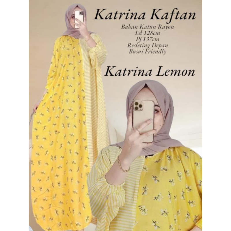 KATRINA Kaftan Jumbo Rayon Adem Tunik Big Size Busui Kampung Souvenir Bali