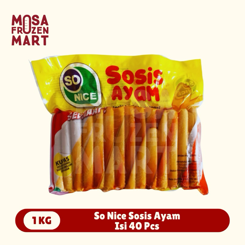 

So Nice Sosis Ayam 1 Kg